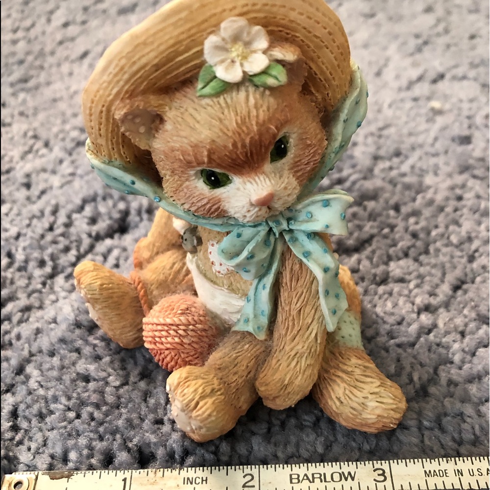 Enesco Vintage Calico Kitten Collectible